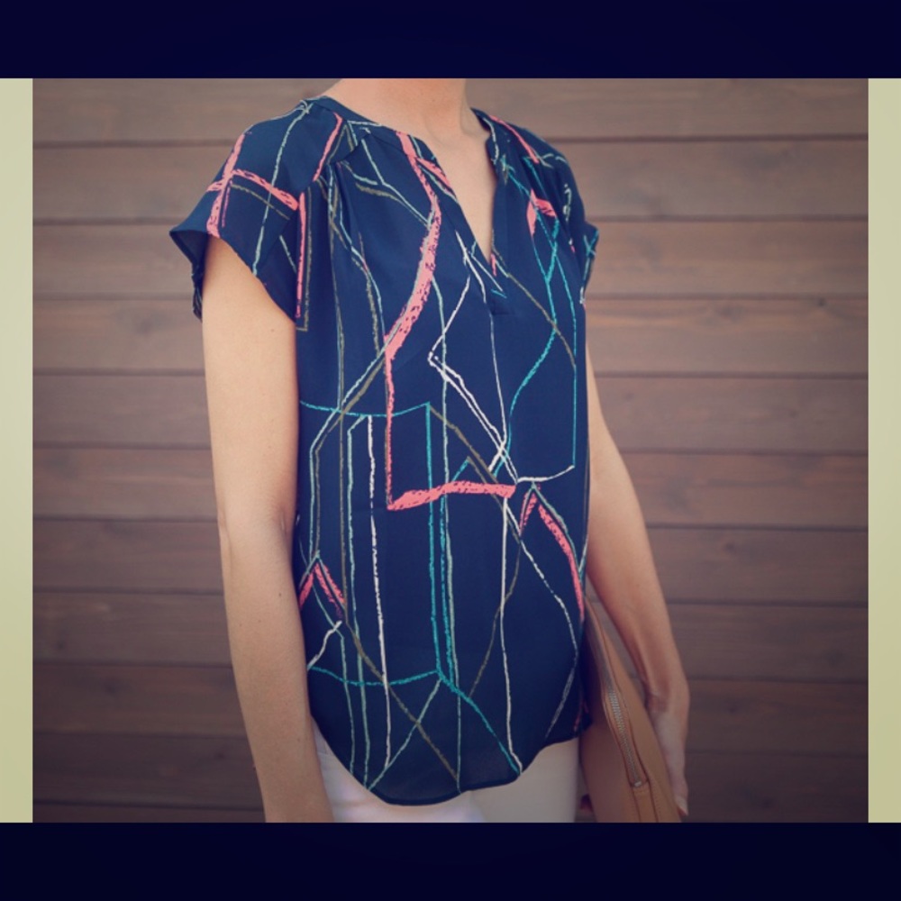 Banana Republic Printed Blouse
